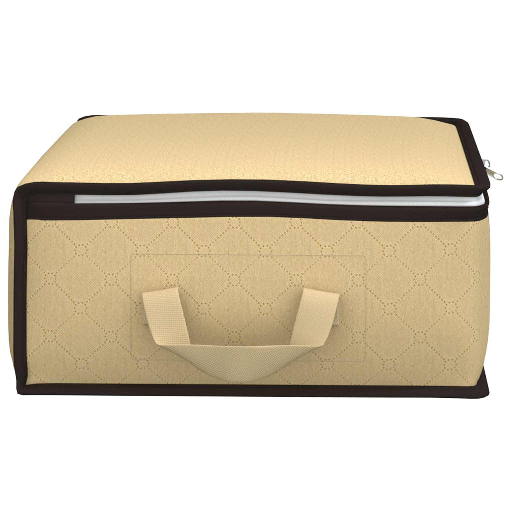 Aufbewahrungsbox mit transparentem Seitenfenster 6 pcs Creme