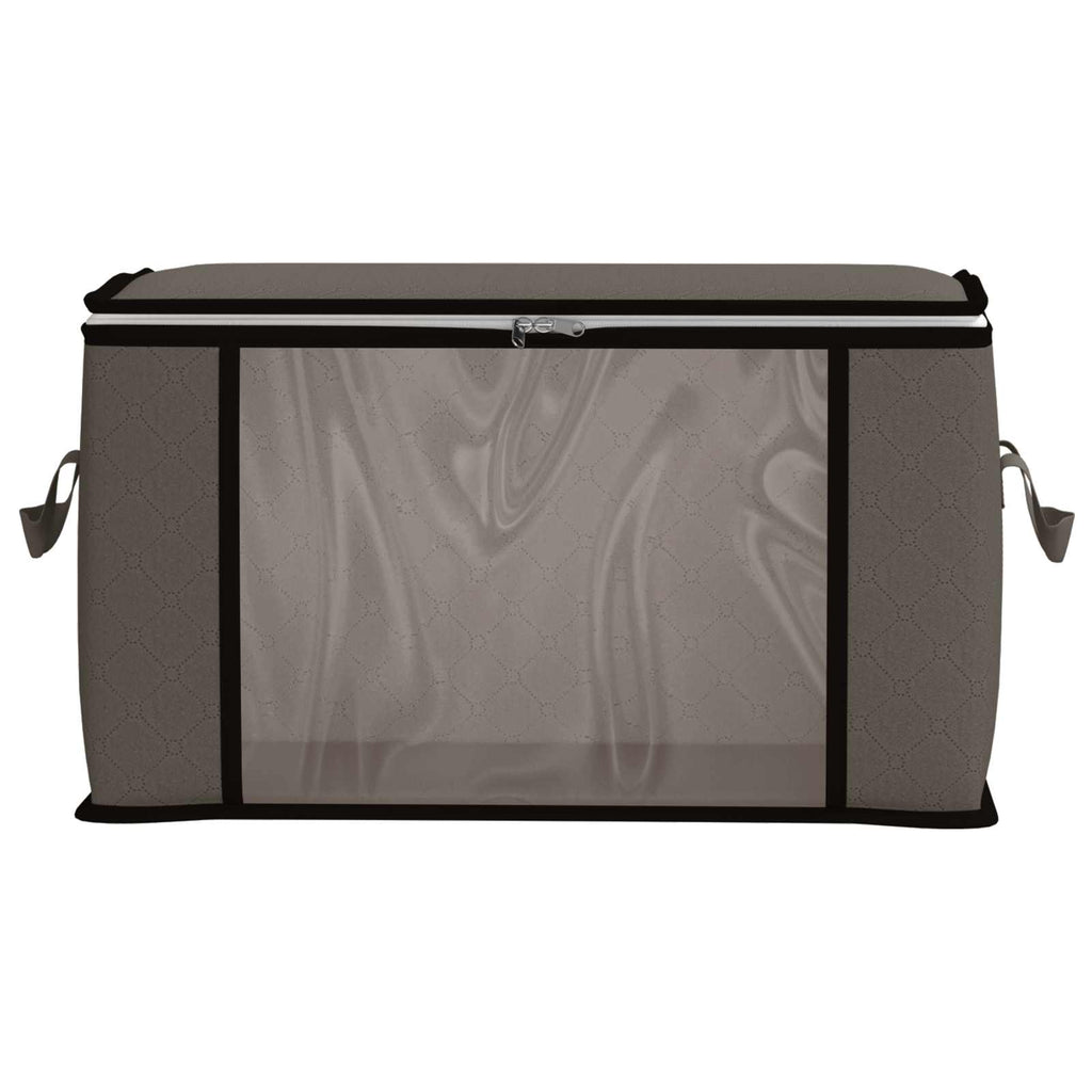 Aufbewahrungsbox mit transparentem Seitenfenster 6 pcs Grau