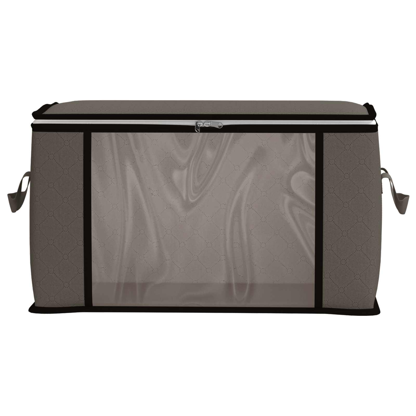 Aufbewahrungsbox mit transparentem Seitenfenster 6 pcs Grau