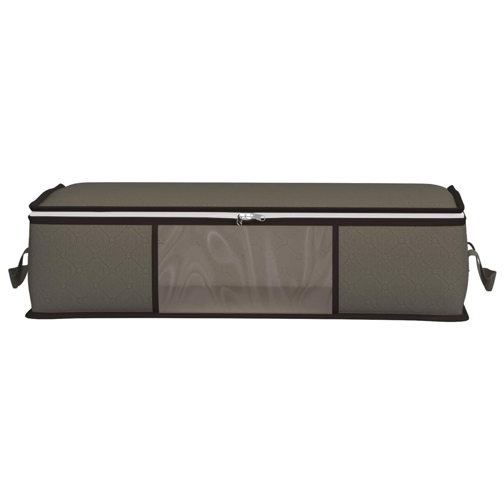 Aufbewahrungsbox mit transparentem Seitenfenster 2 pcs Grau