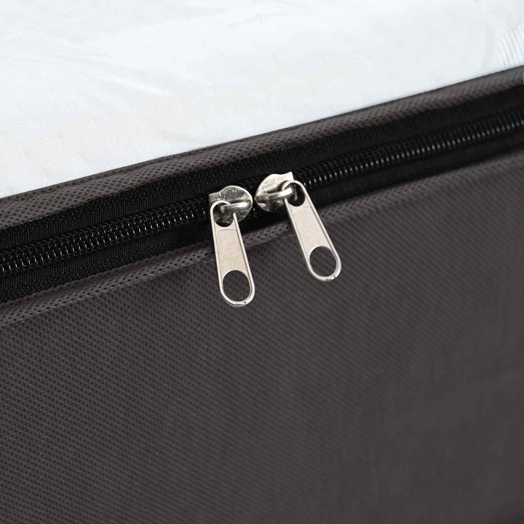 Aufbewahrungsbox mit transparentem Oberfenster 6 pcs Anthrazit