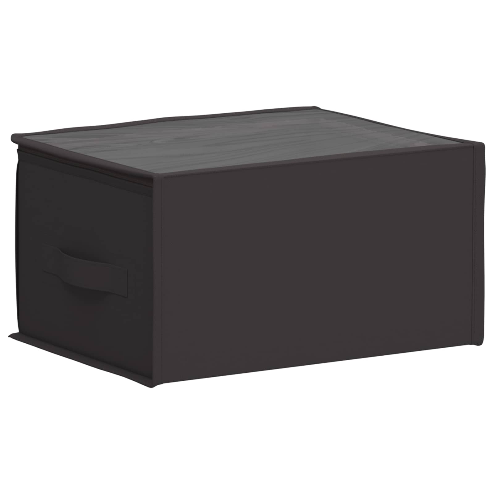 Aufbewahrungsbox mit transparentem Oberfenster 2 pcs Anthrazit
