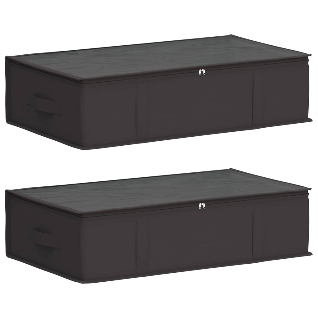 Aufbewahrungsbox mit transparentem Oberfenster 2 pcs Anthrazit