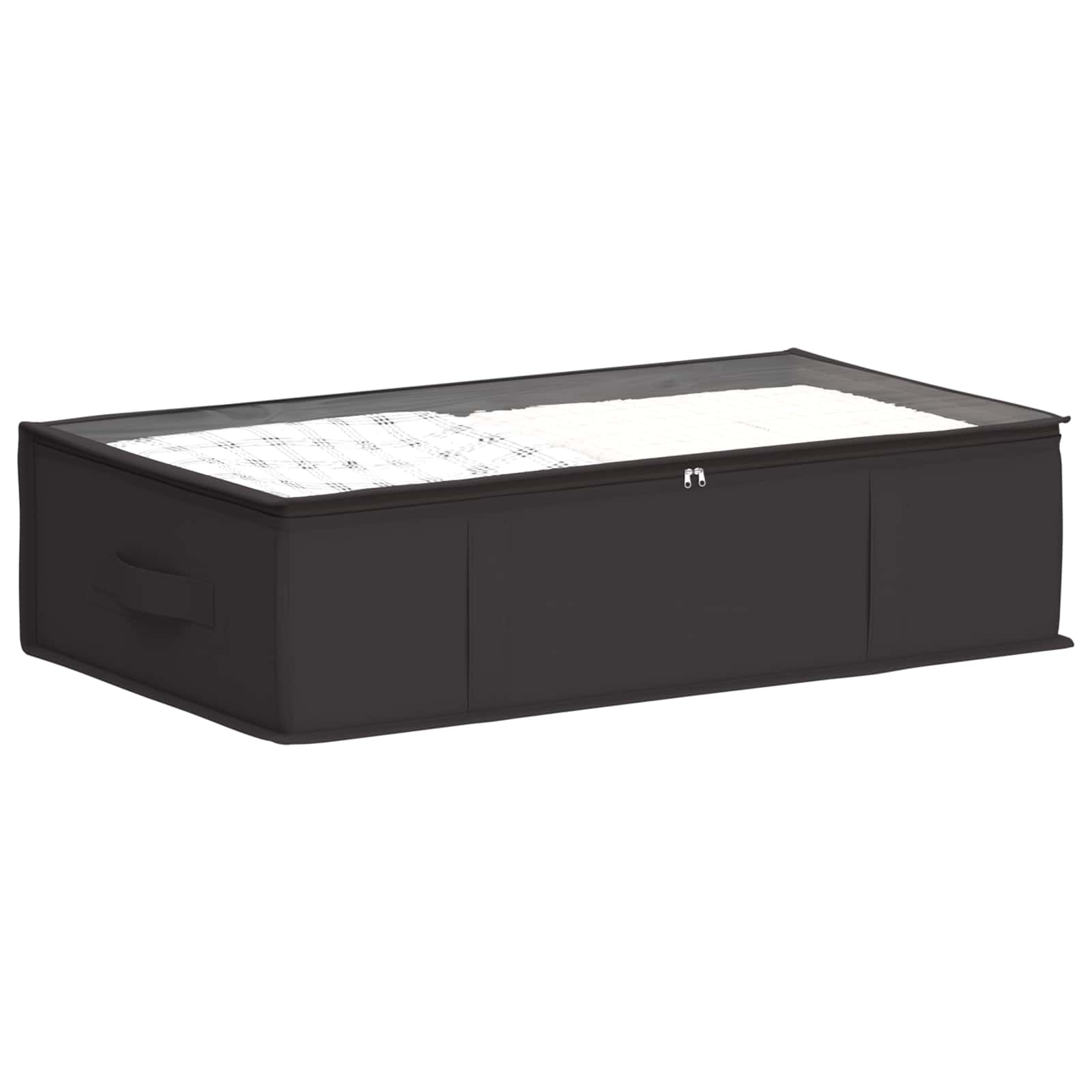 Aufbewahrungsbox mit transparentem Oberfenster 2 pcs Anthrazit
