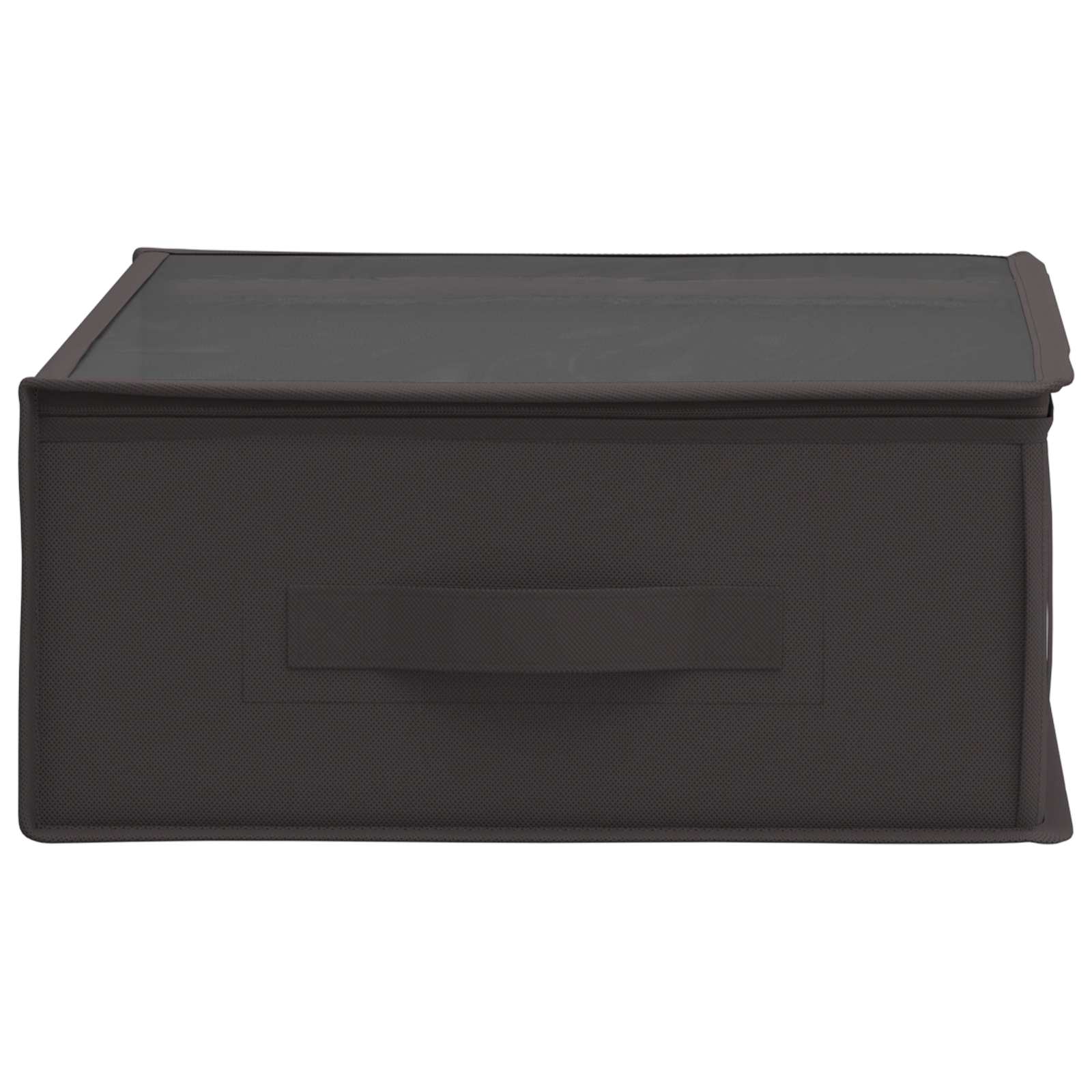 Aufbewahrungsbox mit transparentem Oberfenster 2 pcs Anthrazit