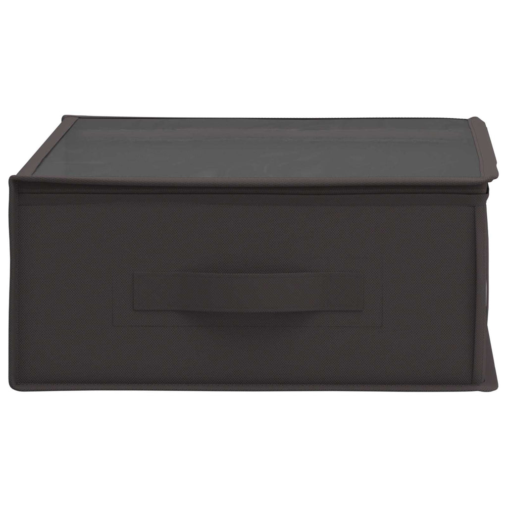 Aufbewahrungsbox mit transparentem Oberfenster 6 pcs Anthrazit