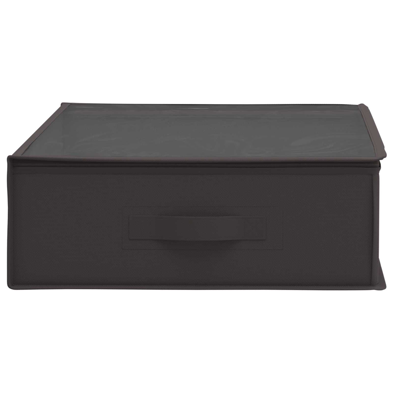 Aufbewahrungsbox mit transparentem Oberfenster 6 pcs Anthrazit