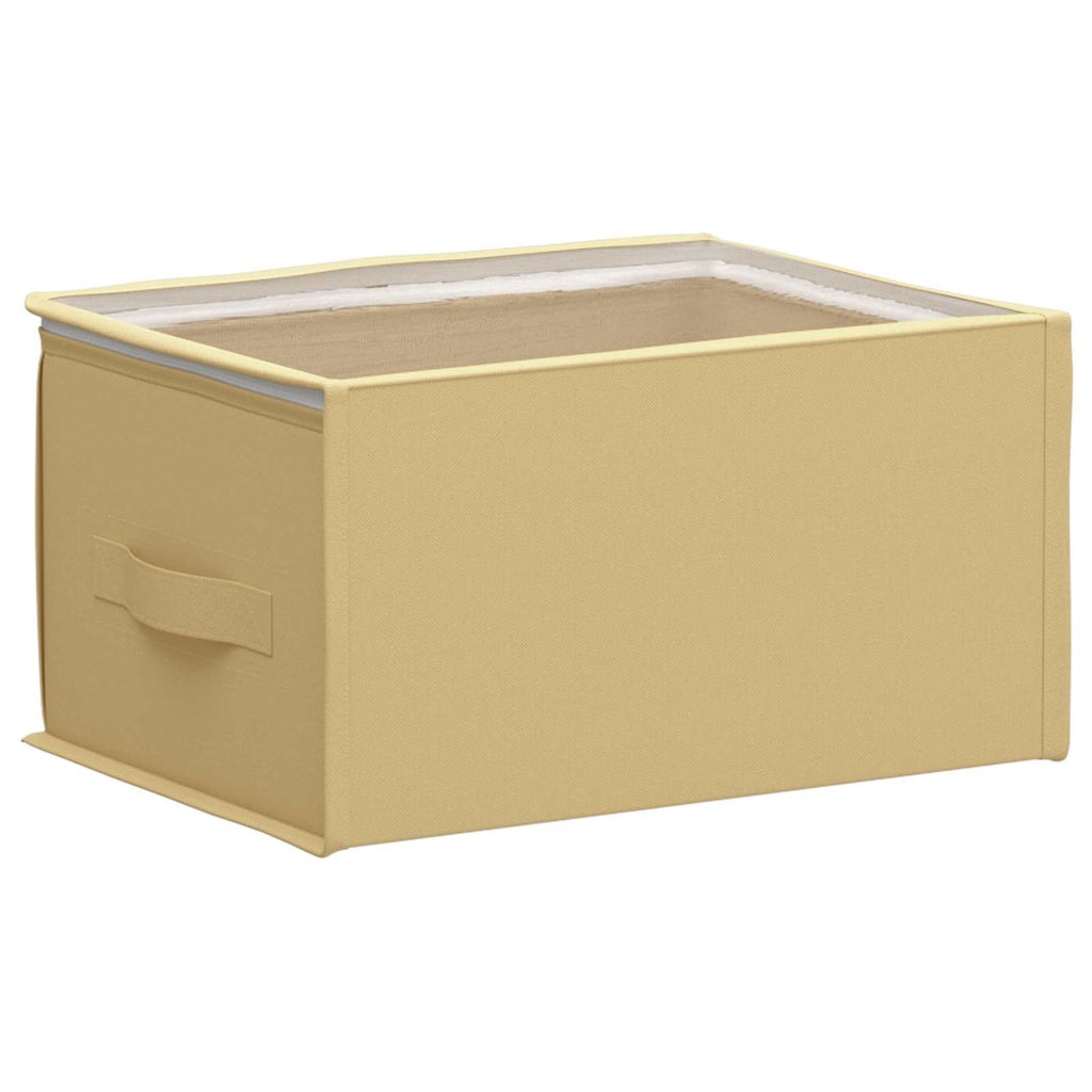 Aufbewahrungsbox mit transparentem Oberfenster 6 pcs Creme