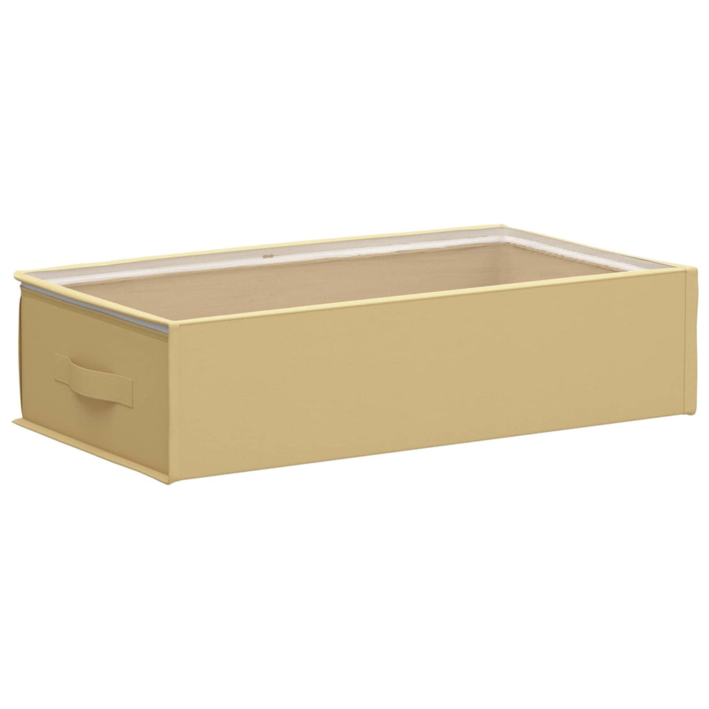 Aufbewahrungsbox mit transparentem Oberfenster 6 pcs Creme