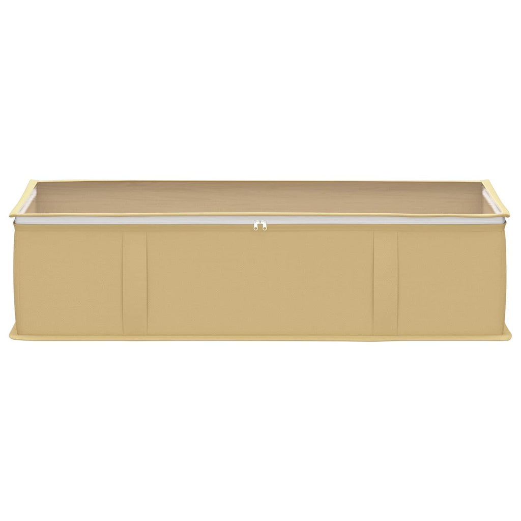 Aufbewahrungsbox mit transparentem Oberfenster 6 pcs Creme