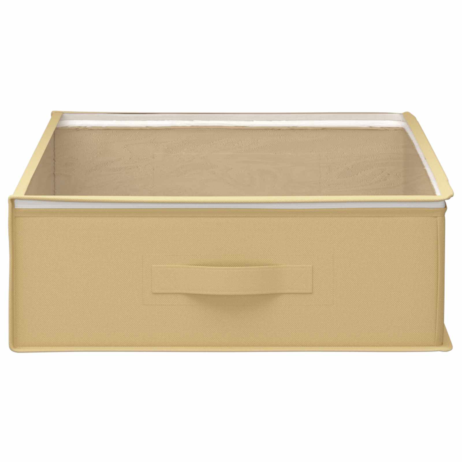 Aufbewahrungsbox mit transparentem Oberfenster 6 pcs Creme