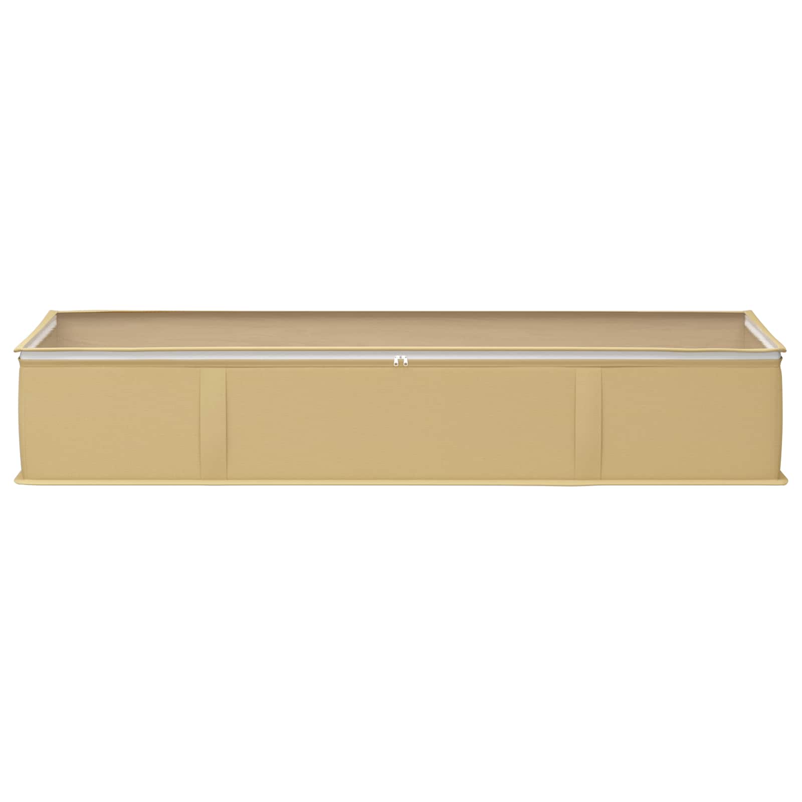 Aufbewahrungsbox mit transparentem Oberfenster 2 pcs Creme