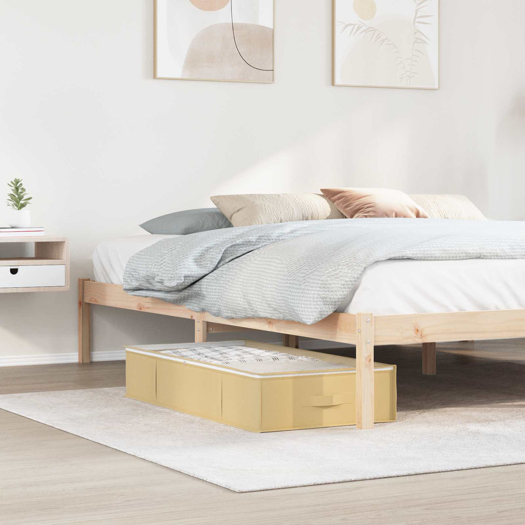 Aufbewahrungsbox mit transparentem Oberfenster 2 pcs Creme