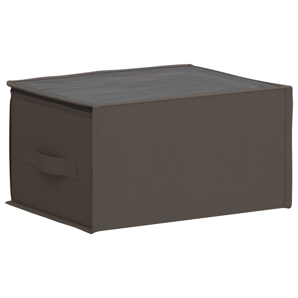 Aufbewahrungsbox mit transparentem Oberfenster 2 pcs Grau