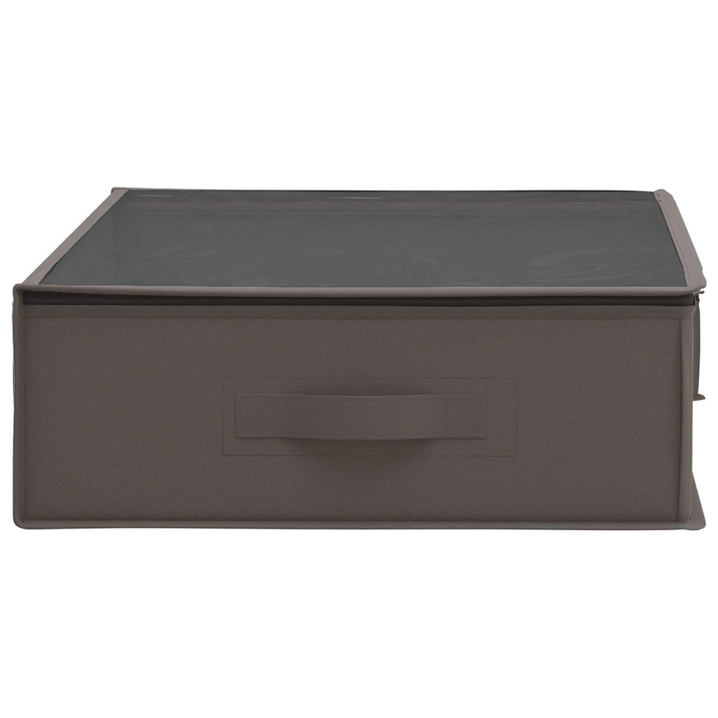 Aufbewahrungsbox mit transparentem Oberfenster 2 pcs Grau