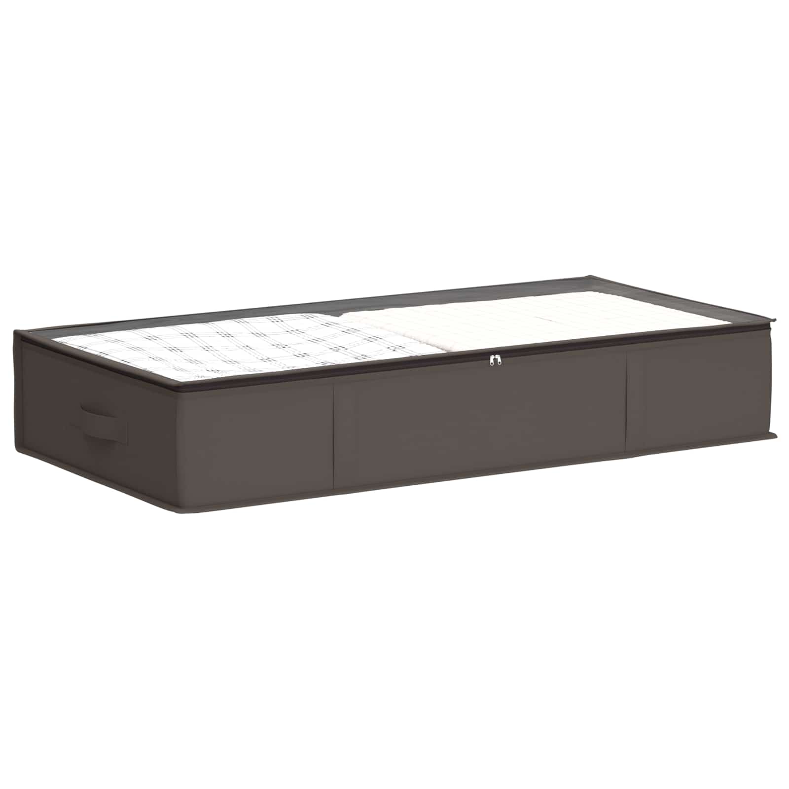 Aufbewahrungsbox mit transparentem Oberfenster 6 pcs Grau
