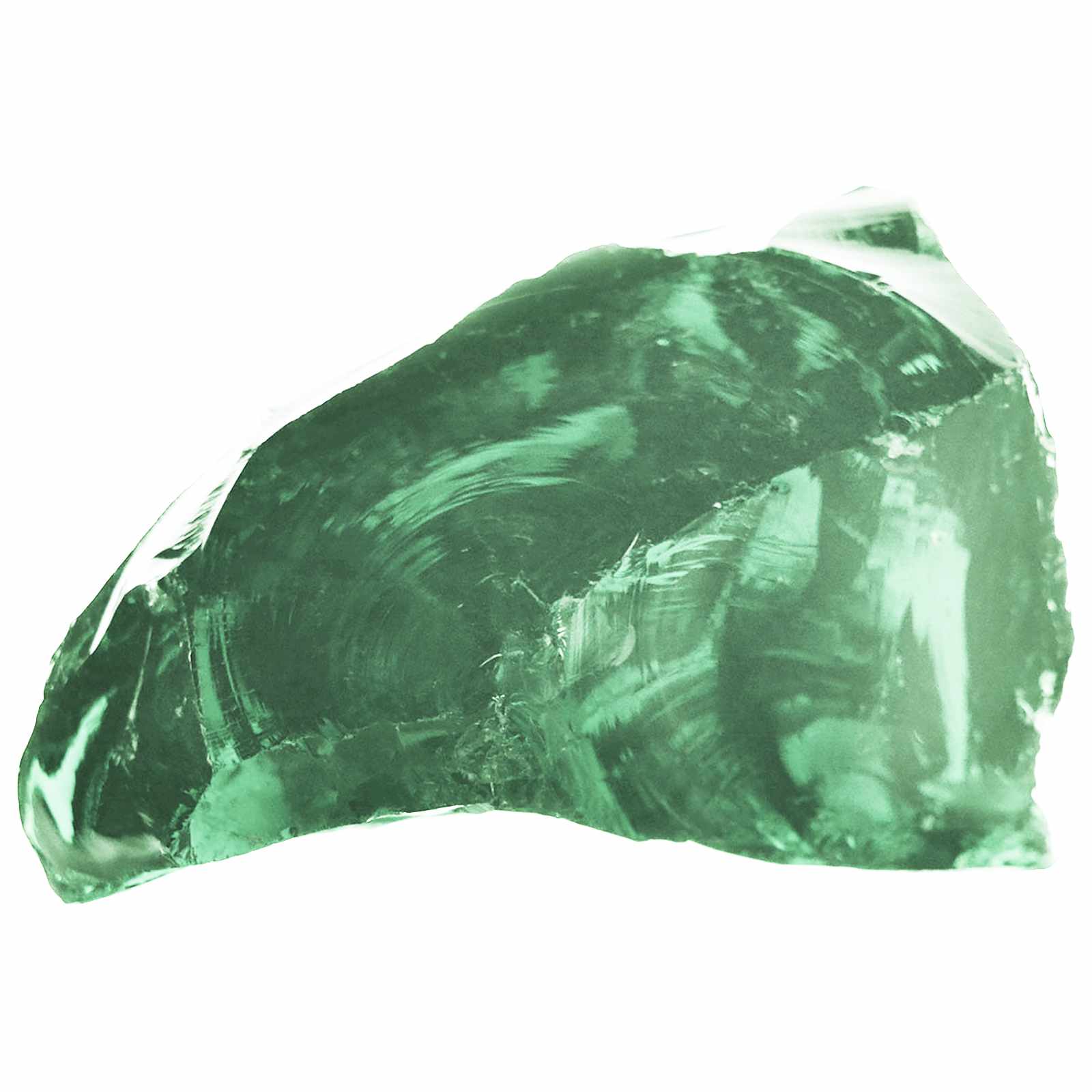 Gartensteine Hellgrün 12 cm Glas