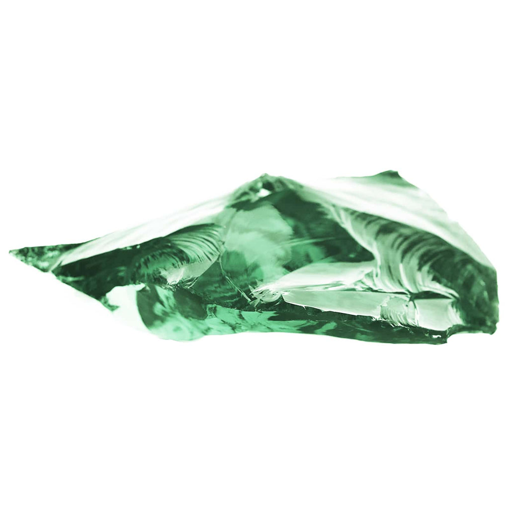 Gartensteine Hellgrün 12 cm Glas