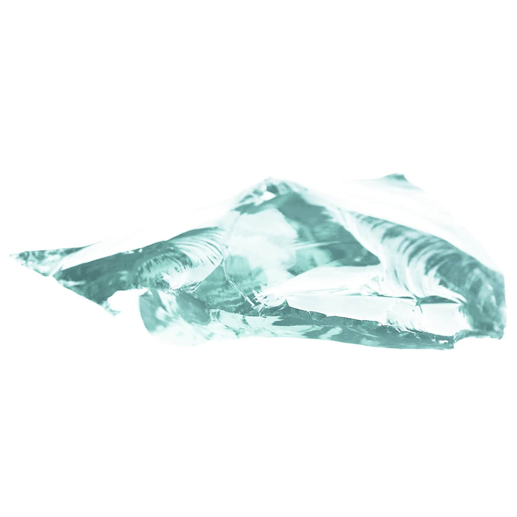 Gartensteine Türkis 12 cm Glas