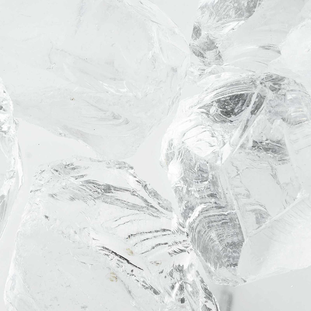 Gartensteine Weiß 12 cm Glas