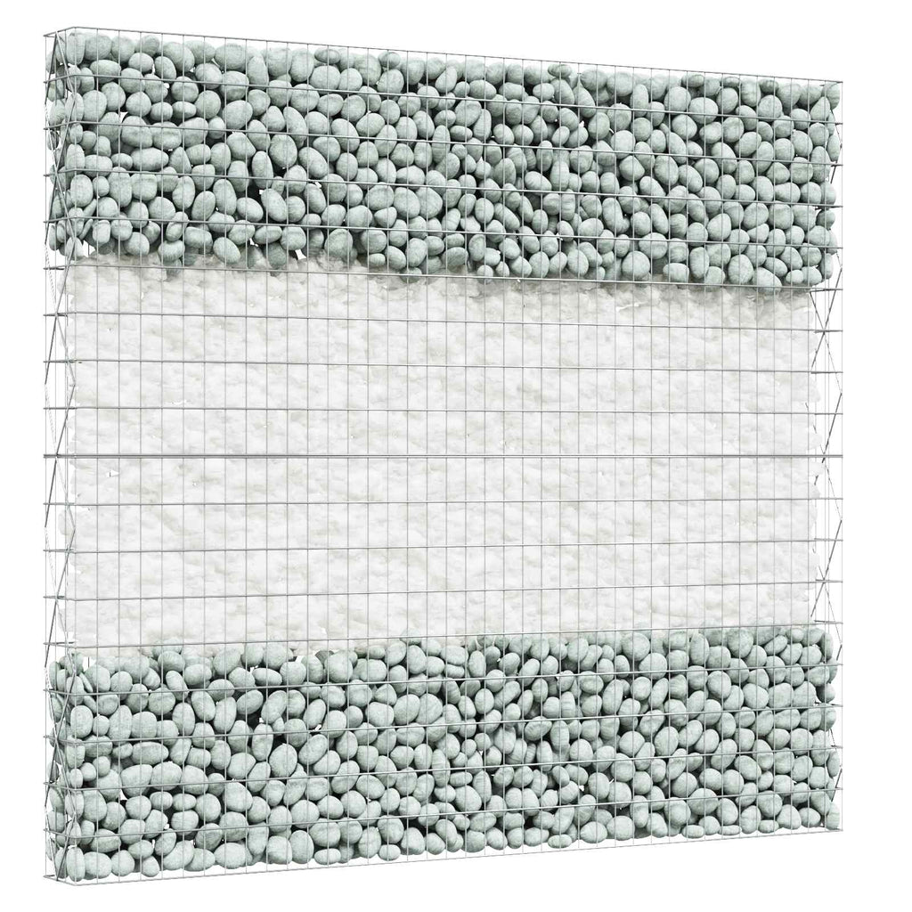 Gartensteine Weiß 12 cm Glas