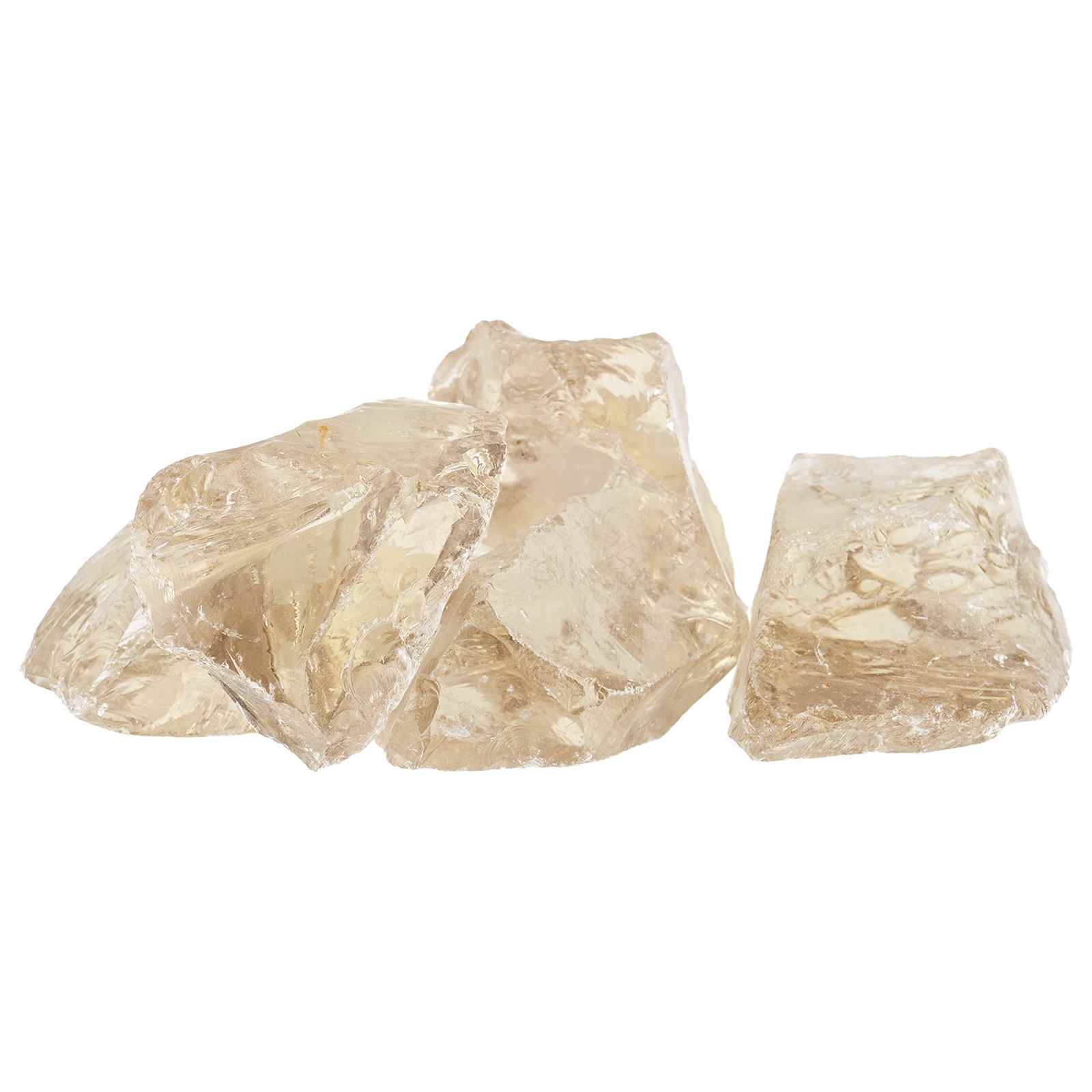 Gartensteine Champagner 12 cm Glas