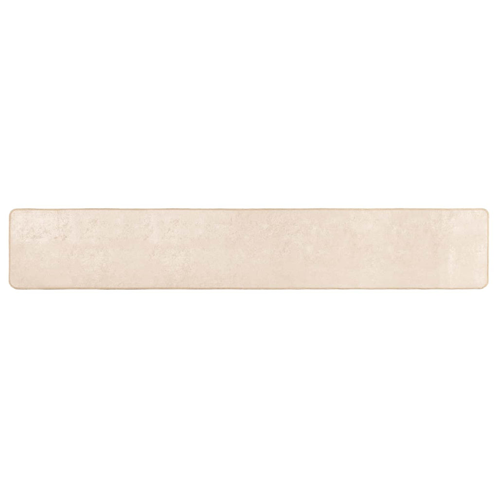 Teppichläufer MARSA Creme 50 x 350 cm Polyester und PVC