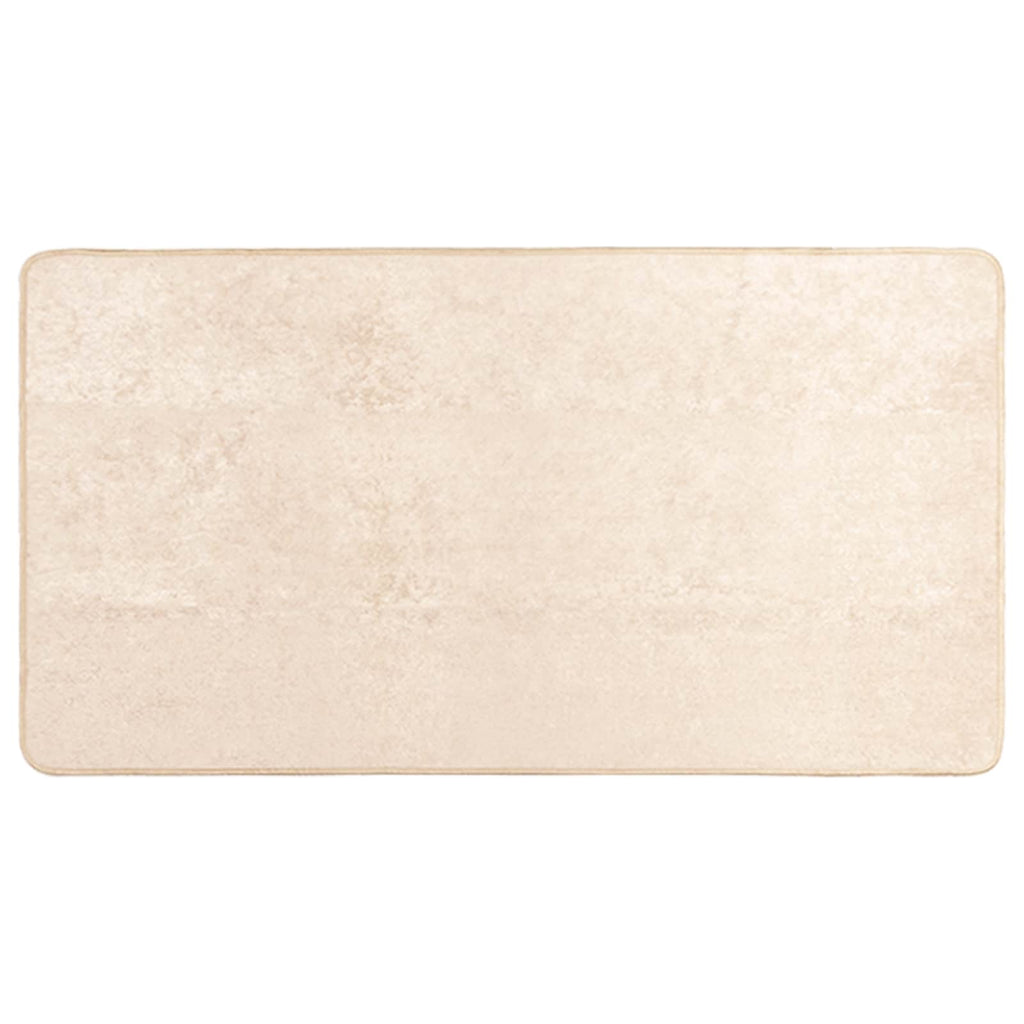 Teppichläufer MARSA Creme 80 x 150 cm Polyester und PVC