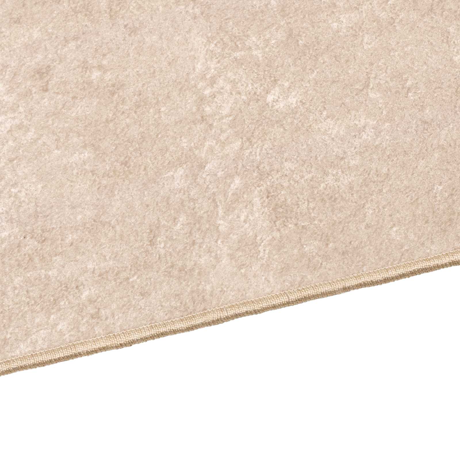 Teppichläufer MARSA Creme 100 x 100 cm Polyester und PVC