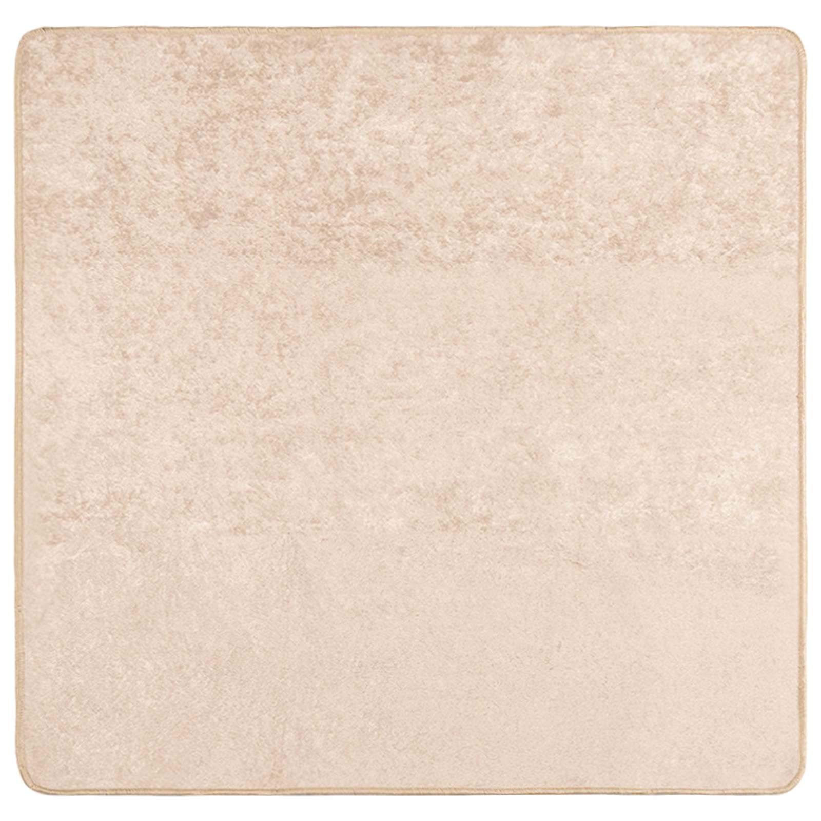 Teppichläufer MARSA Creme 100 x 100 cm Polyester und PVC