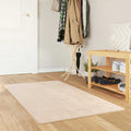 Teppichläufer MARSA Creme 100 x 150 cm Polyester und PVC