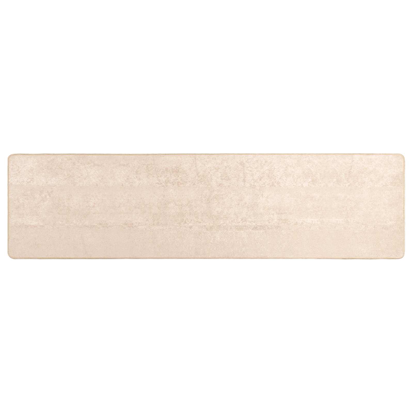 Teppichläufer MARSA Creme 100 x 300 cm Polyester und PVC