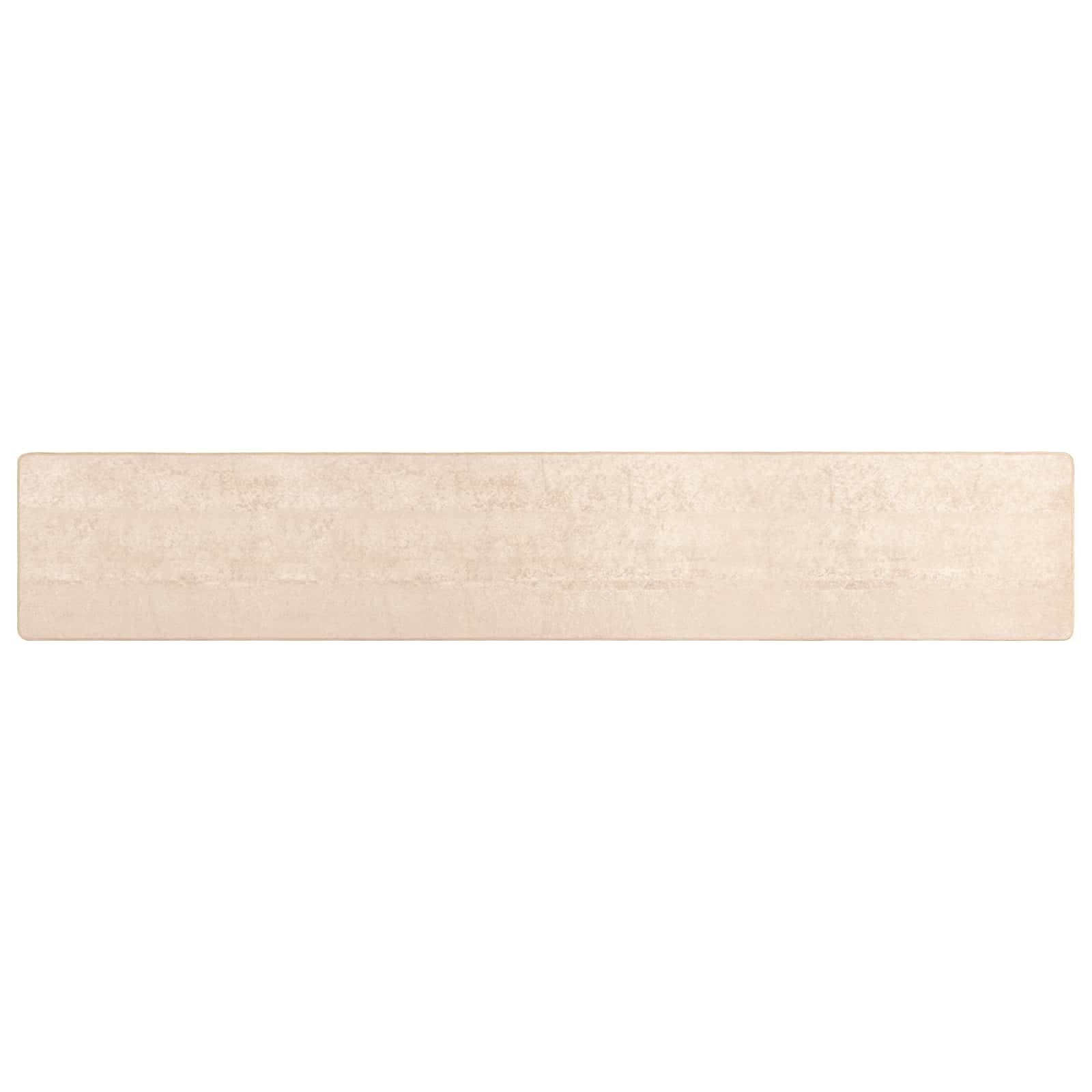 Teppichläufer MARSA Creme 100 x 450 cm Polyester und PVC