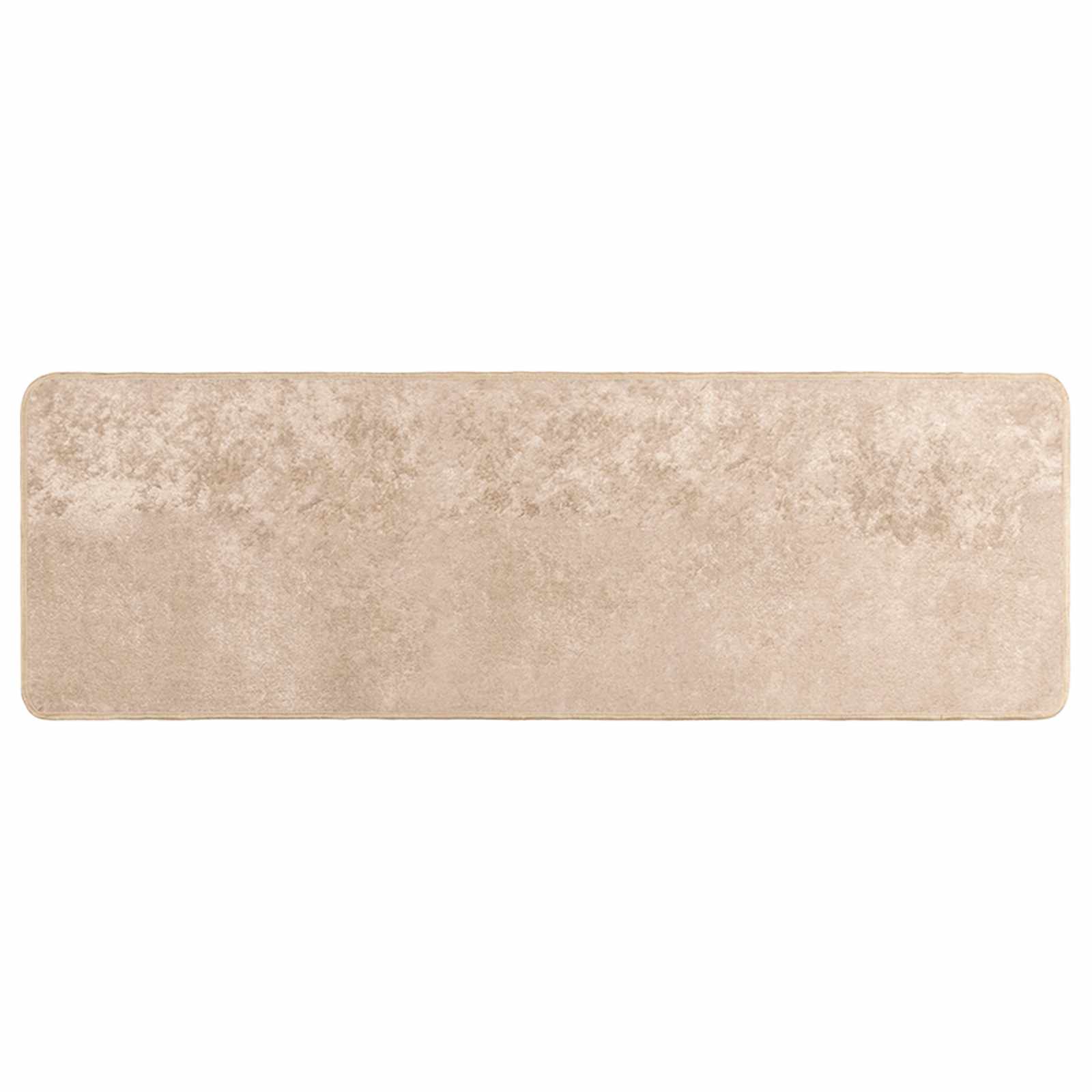 Teppichläufer MARSA Beige 50 x 150 cm Polyester und PVC