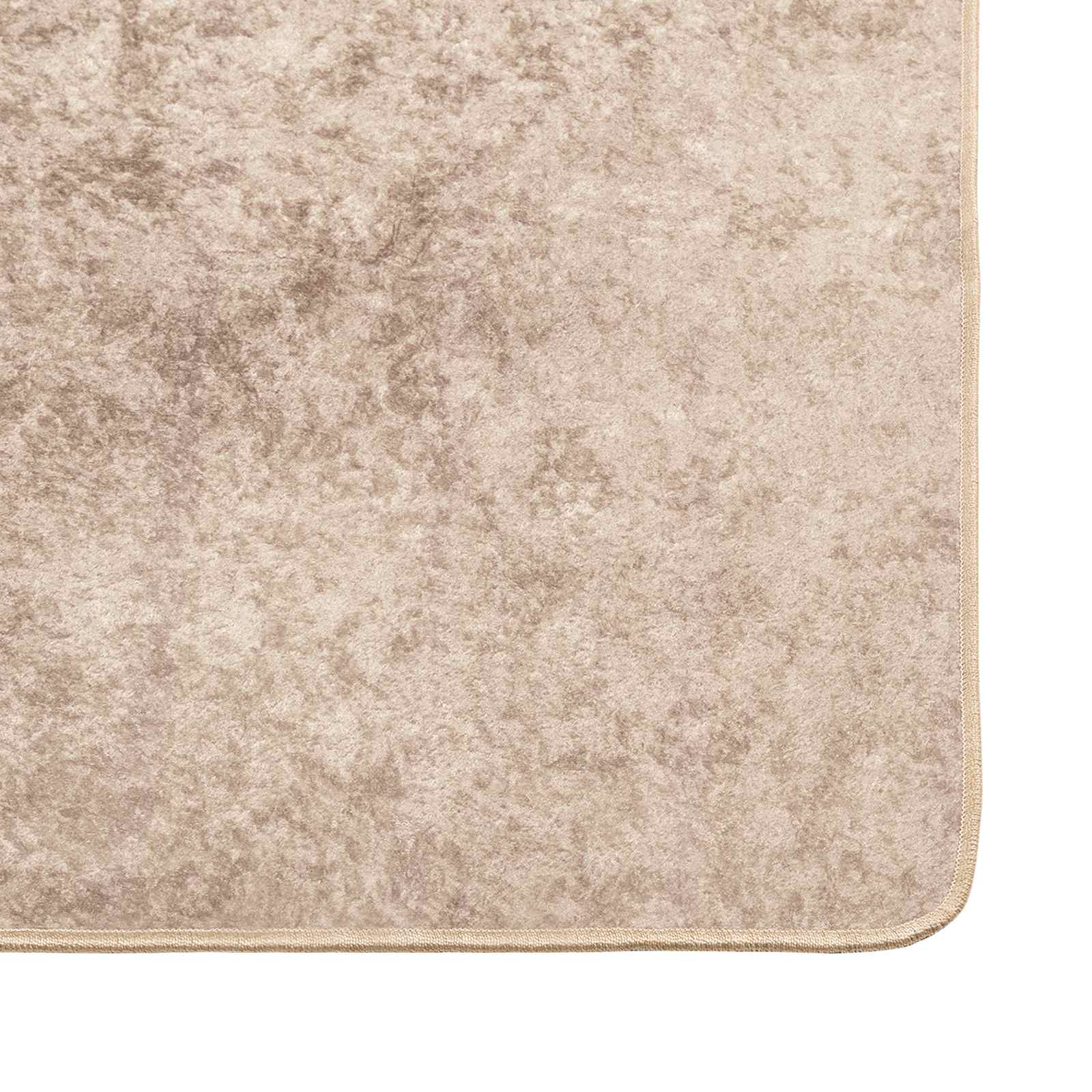 Teppichläufer MARSA Beige 50 x 200 cm Polyester und PVC