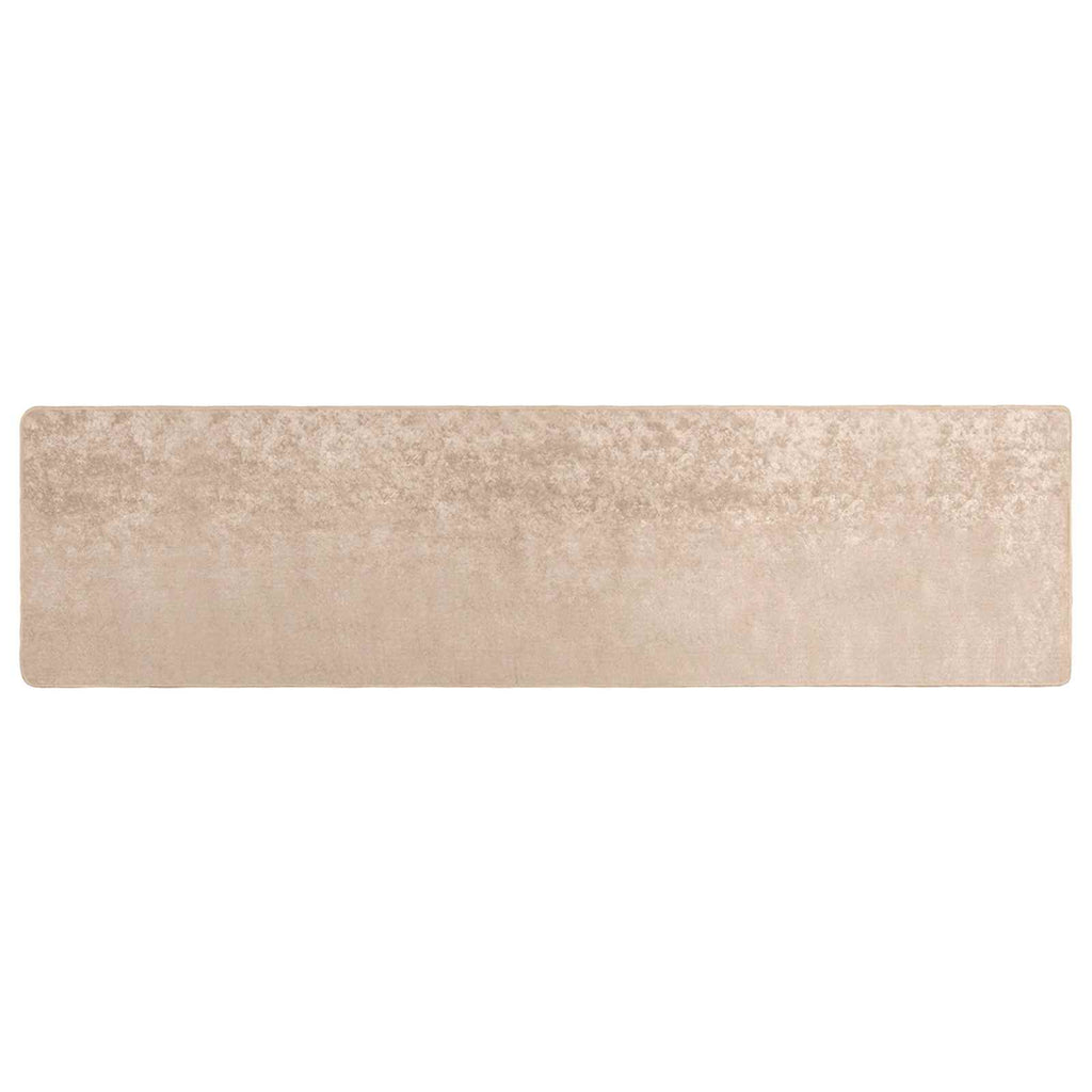 Teppichläufer MARSA Beige 80 x 300 cm Polyester und PVC