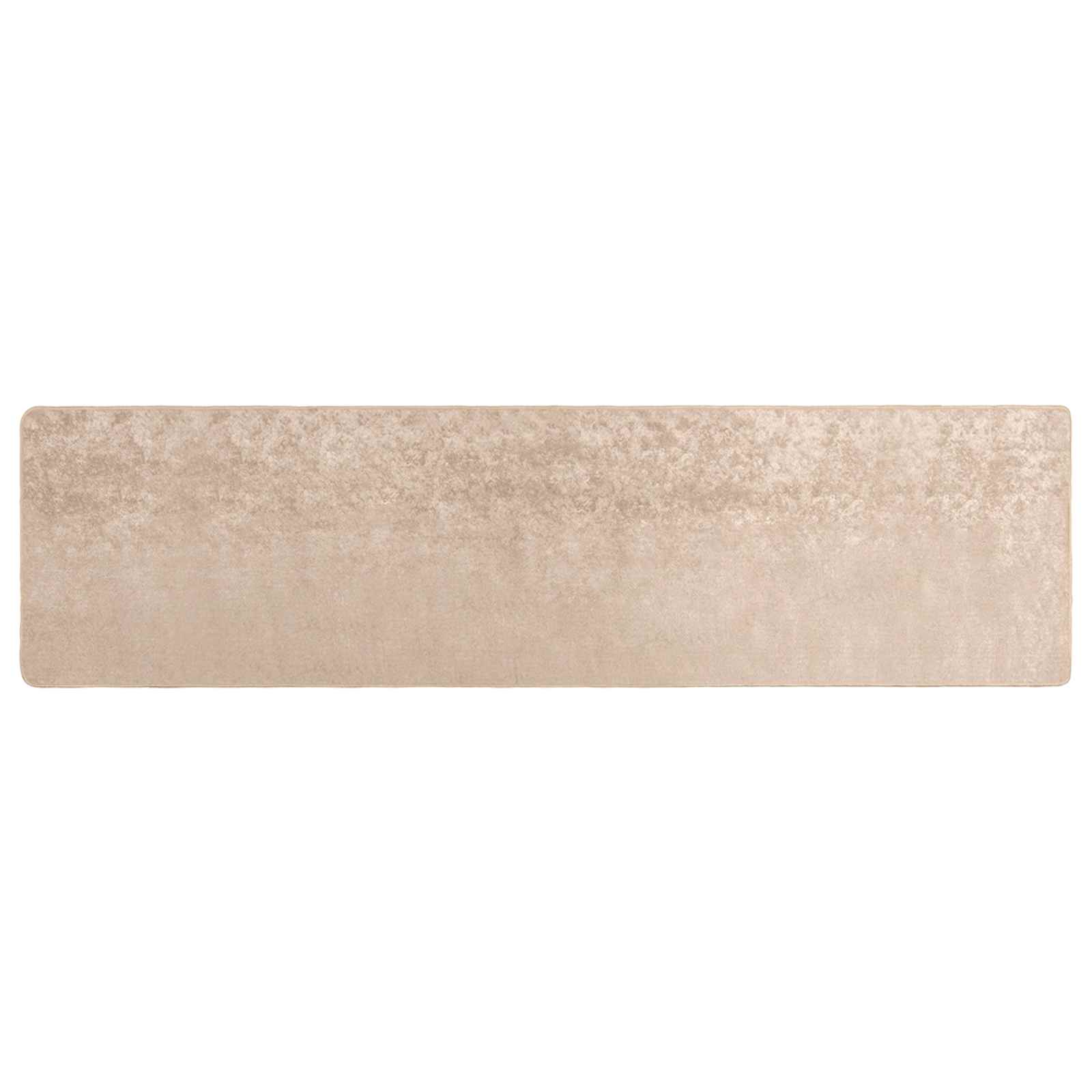Teppichläufer MARSA Beige 80 x 300 cm Polyester und PVC