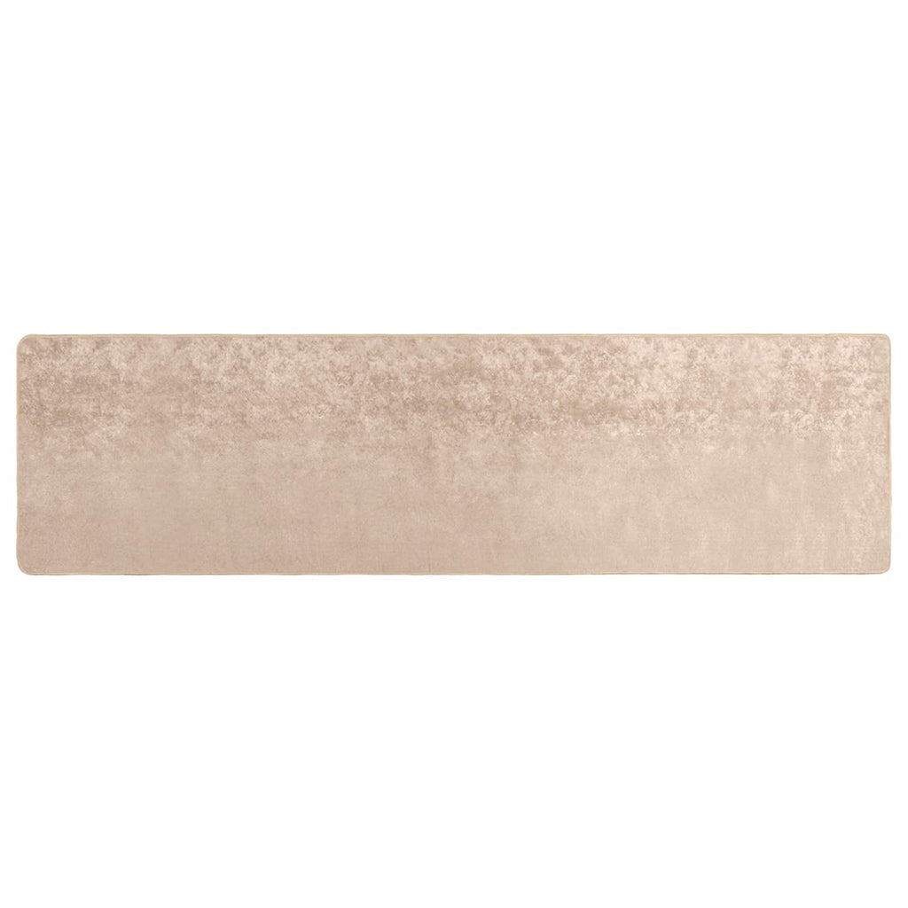 Teppichläufer MARSA Beige 80 x 350 cm Polyester und PVC
