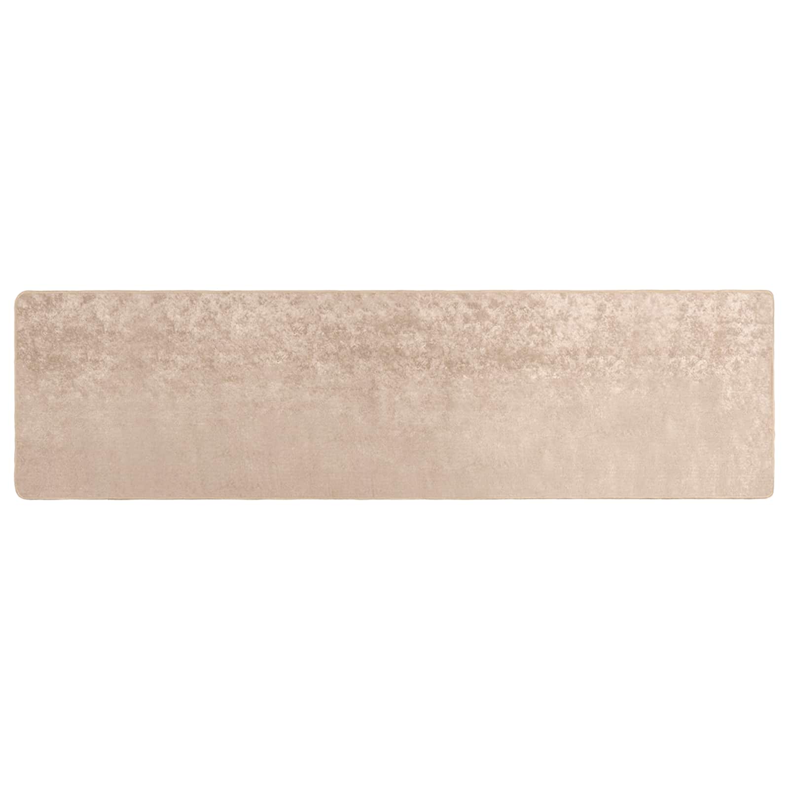Teppichläufer MARSA Beige 80 x 350 cm Polyester und PVC