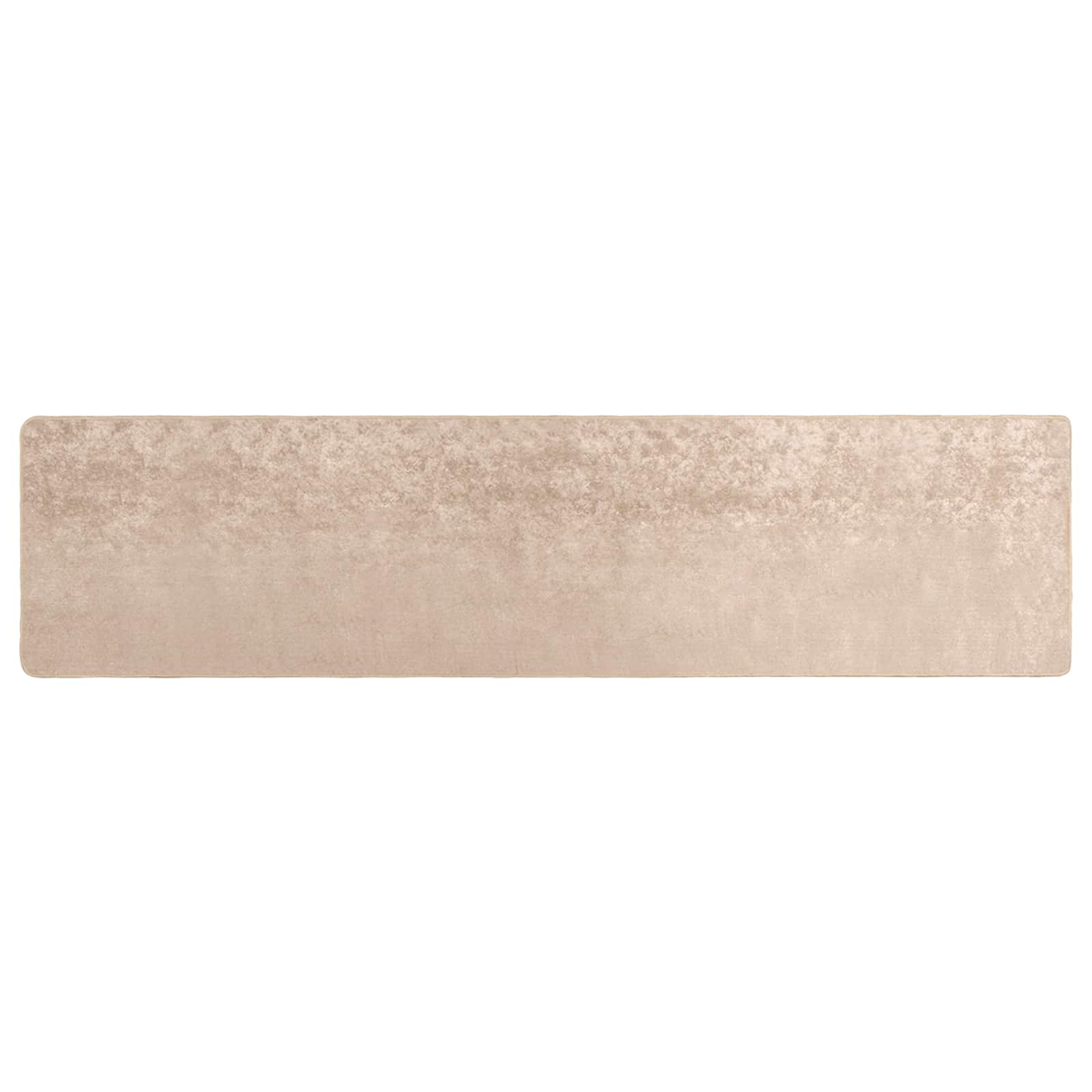 Teppichläufer MARSA Beige 80 x 450 cm Polyester und PVC