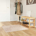 Teppichläufer MARSA Beige 100 x 100 cm Polyester und PVC