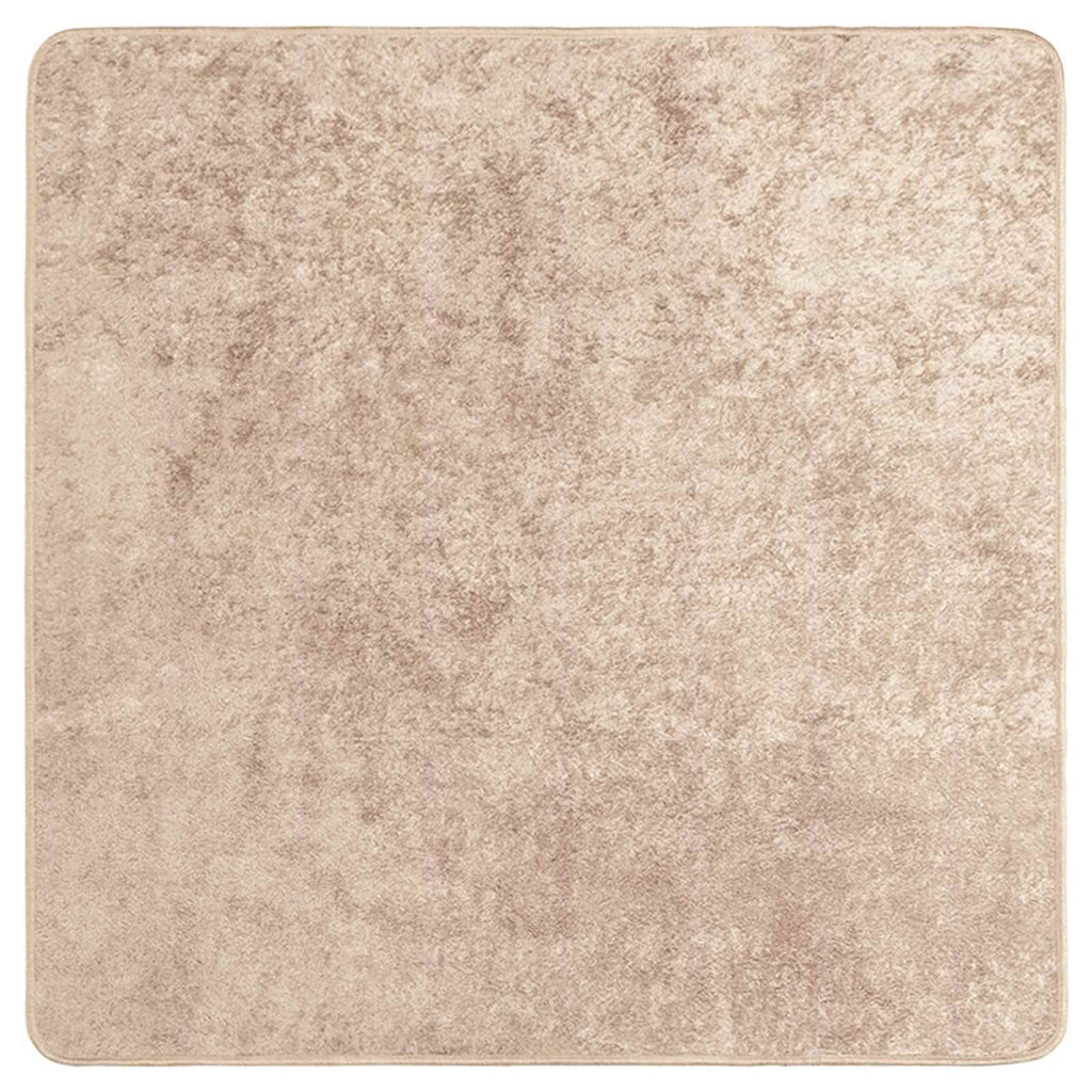 Teppichläufer MARSA Beige 100 x 100 cm Polyester und PVC