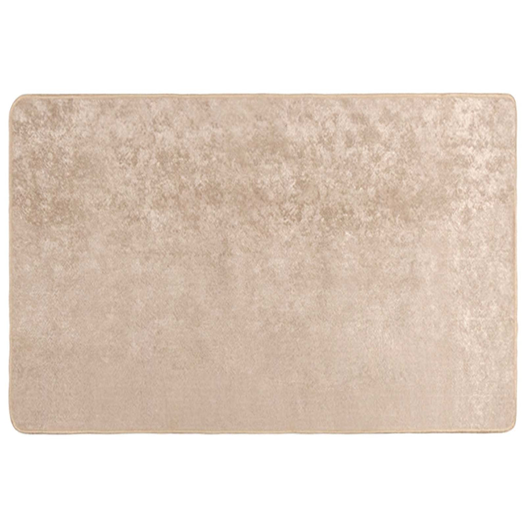 Teppichläufer MARSA Beige 100 x 150 cm Polyester und PVC