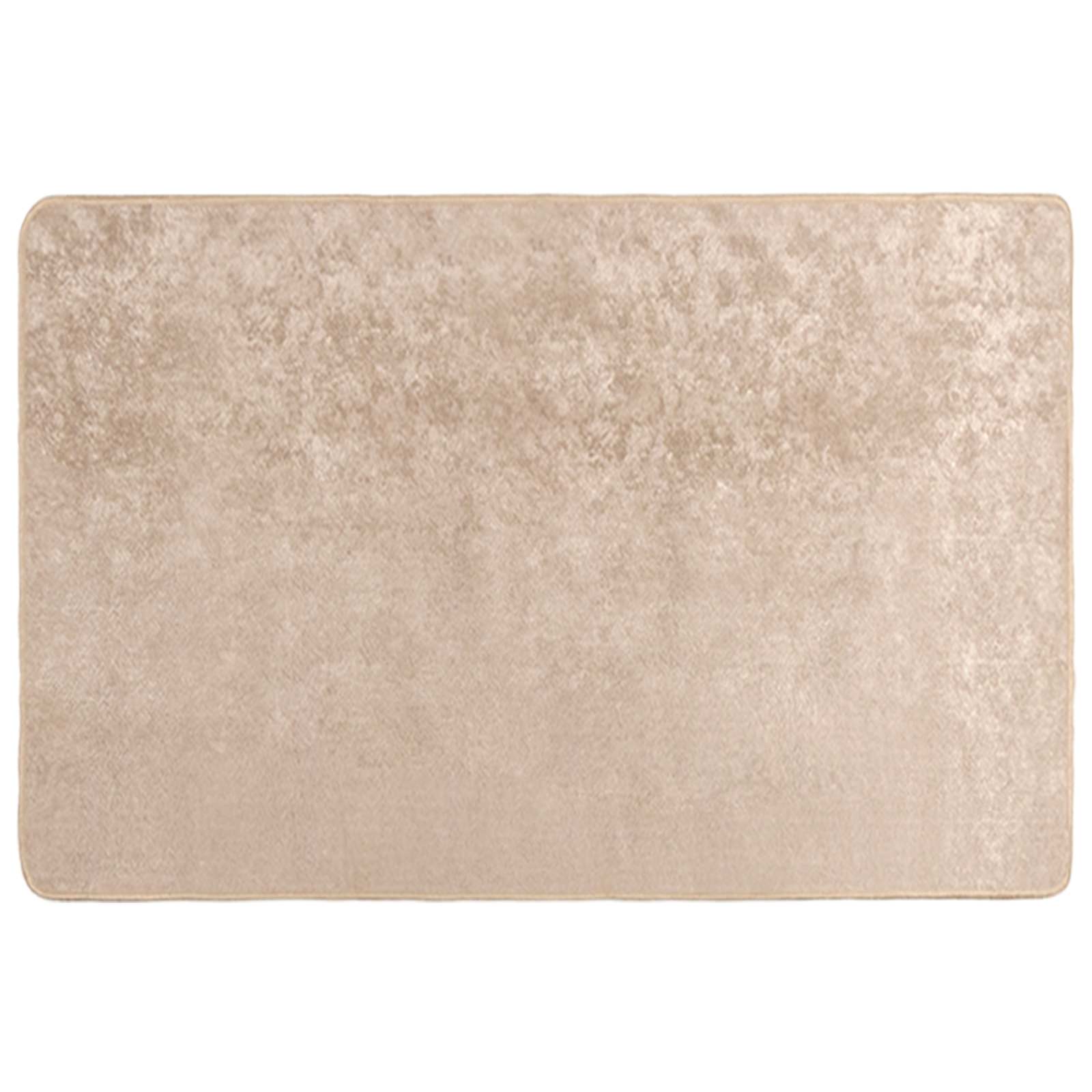 Teppichläufer MARSA Beige 100 x 150 cm Polyester und PVC