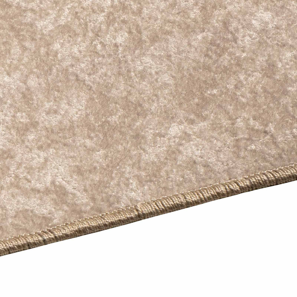 Teppichläufer MARSA Beige 100 x 350 cm Polyester und PVC