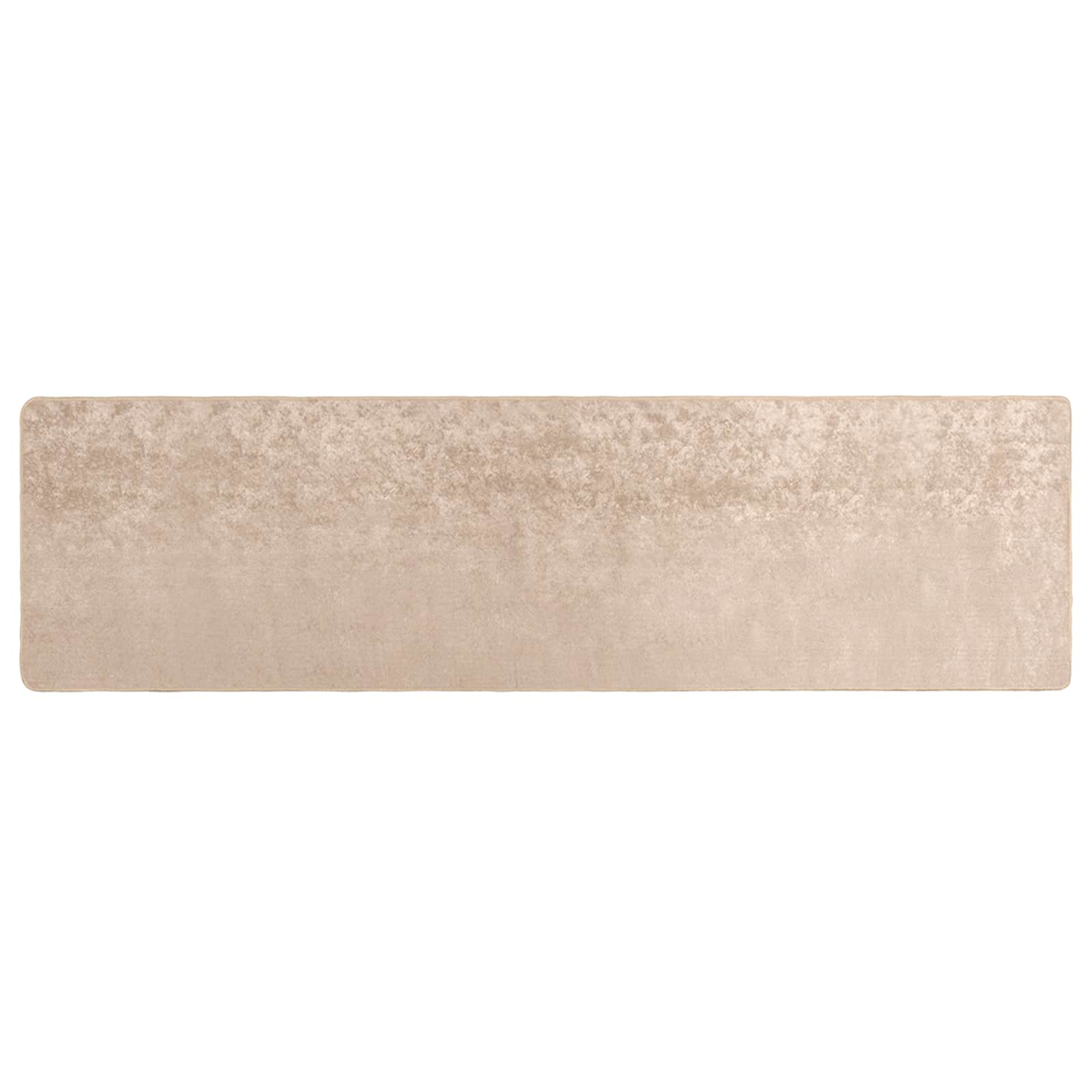 Teppichläufer MARSA Beige 100 x 400 cm Polyester und PVC