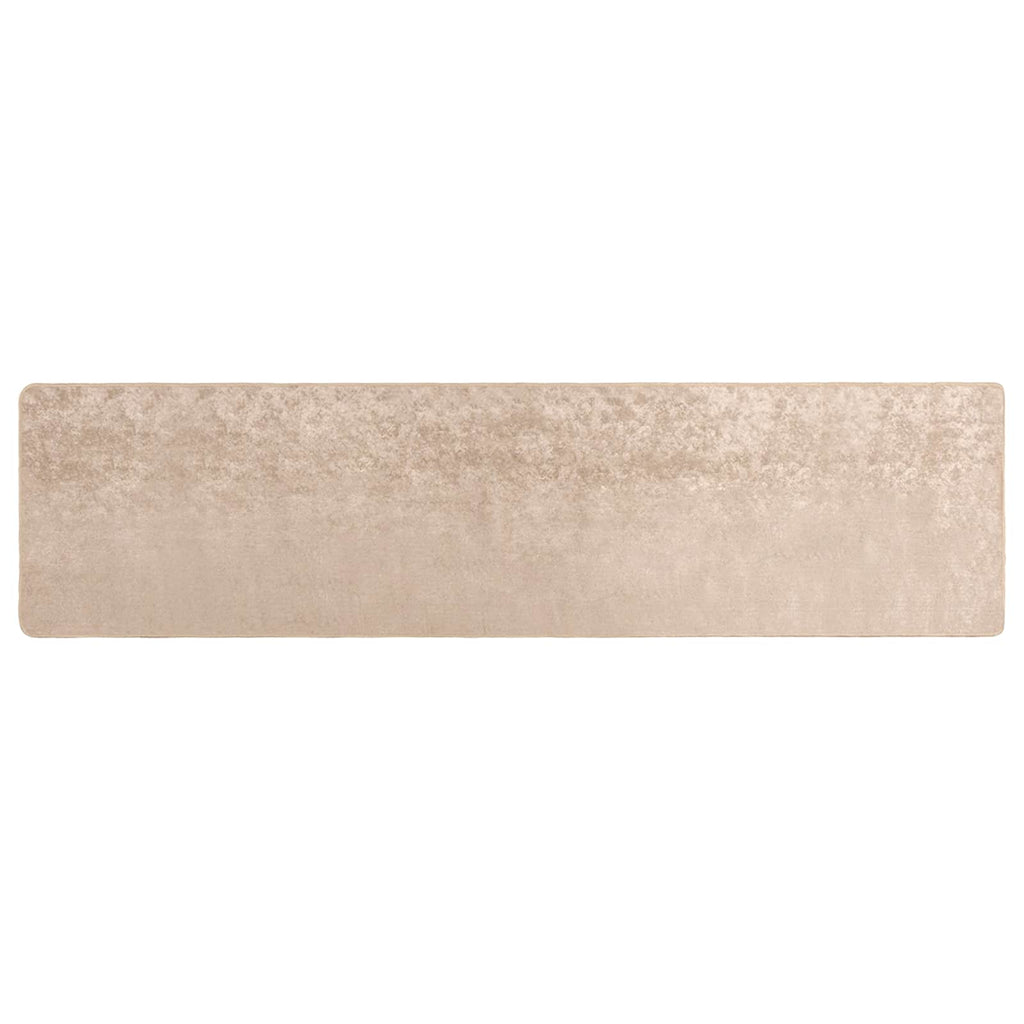 Teppichläufer MARSA Beige 100 x 450 cm Polyester und PVC