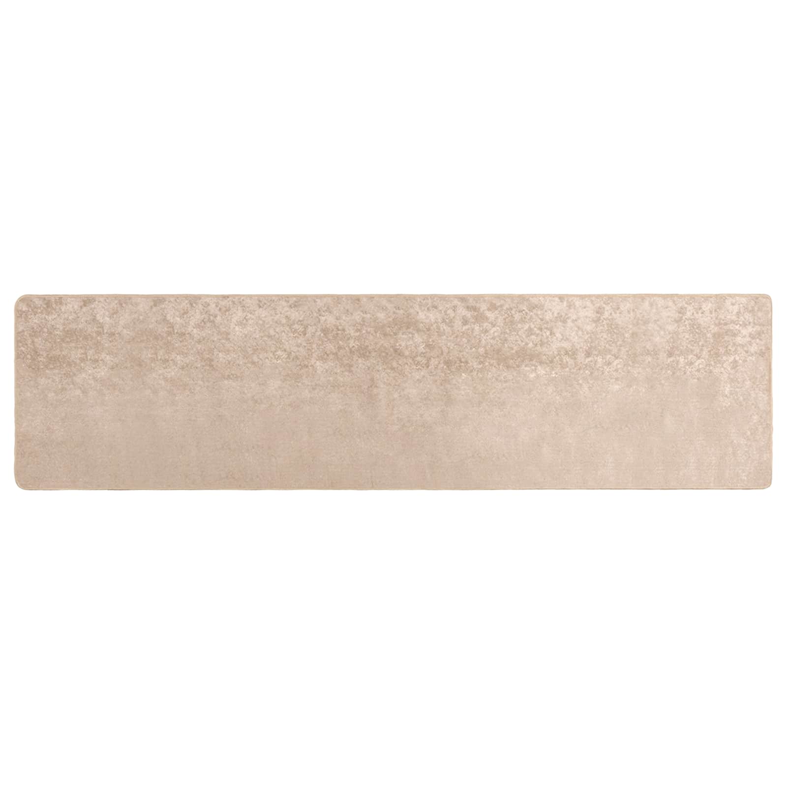 Teppichläufer MARSA Beige 100 x 450 cm Polyester und PVC