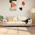 Teppichläufer MARSA Beige 120 x 170 cm Polyester und PVC