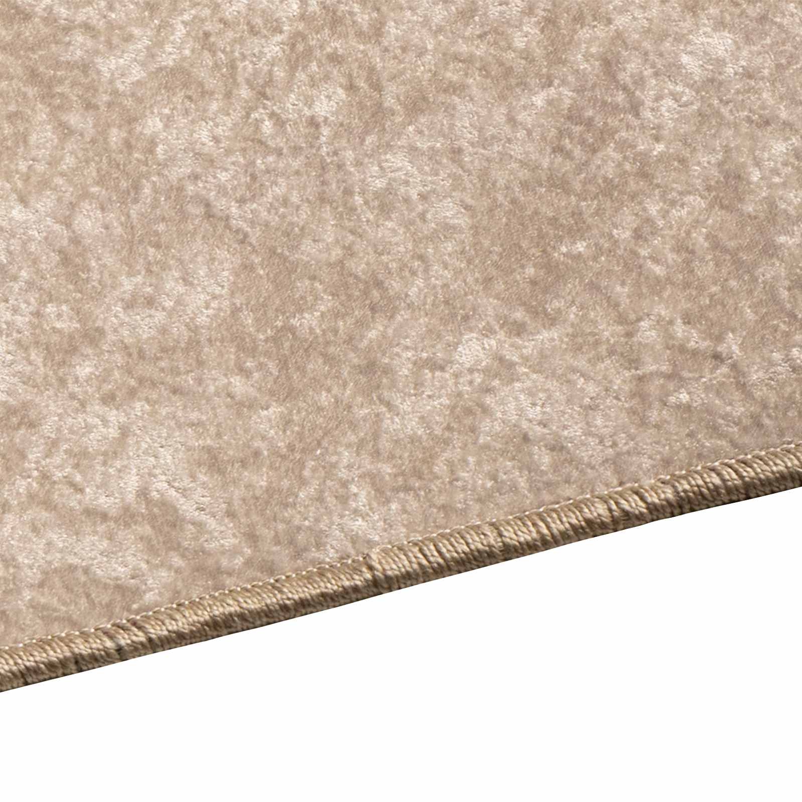 Teppichläufer MARSA Beige 150 x 230 cm Polyester und PVC